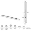 20 Pack CNC Router Bits 1/8 Inch Spiral Upcut Router