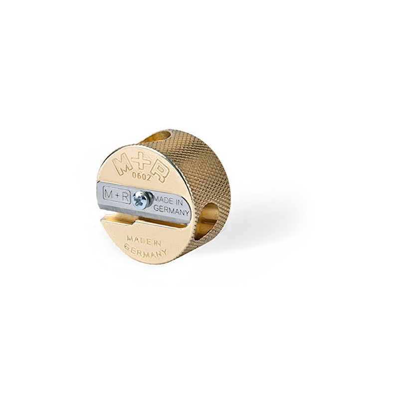 M + R 706021000 Sharpener Round Double Brass Gift Box
