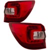 HEADLIGHTSDEPOT Tail Lights Body Mounted CAPA Certified Pair Compatible with