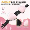 ZOHAN Dog Ear Muffs for Noise Protection, Comfort Dog Noise