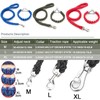 Kabxhueo Strong Rope Dog Lead and Collar Set 4FT Durable