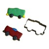 BekkiB 672-Set of 4 "Vehicles" Cookie Cutters Locomotive, Railway and