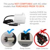 Aerogarden Replacement Pump Compatible with Harvest Bounty Farm Extra Ultra