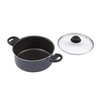 GoodCook Everyday Nonstick Dutch Oven with Lid, 4.7 Quart, Black,