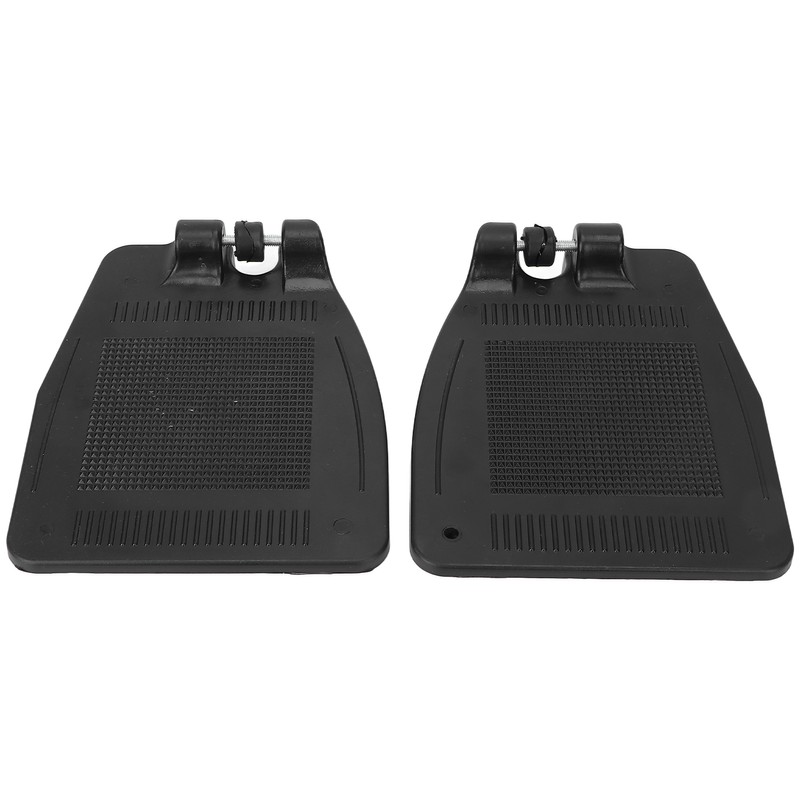 Pair Wheelchair Footplate 19x16cm Footrest Thickened ABS Plastic Nonslip Texture