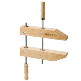 12” Wooden Handscrew Clamp - Angled Jaws & Screw Clamps for Woodworking - DIY Ready Durable Wood Clamp Set - Ideal Precision Hold Wooden Clamps for Joinery & Woodworking Vises