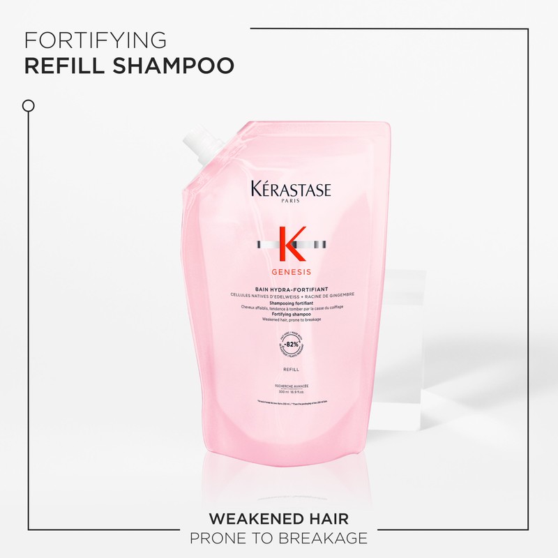 Kerastase Kérastase Genesis Bain Hydro-Fortifiant Refill Shampoo Pouch - Weakened