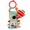 Nuby Plush Phone Pals Musical Hanging Toy with Connector Ring: