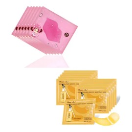 Parches de Colágeno para Ojos y Labios  Collagen Eye  Lip Patches Anti-Aging, 20 Pack                                                                 