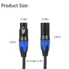1 Male to 2 Female XLR Y Splitter Micrphone Cable,(11.8