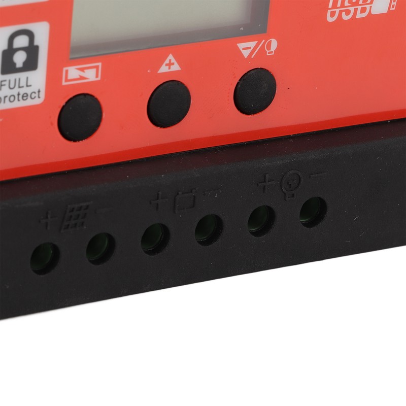 PWM Auto Solar Charge Controller LCD Display Dual USB Solar