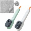 Liquid Adding Soft Fur Cleaning Brush, Multifunctional Cleaning Brush with