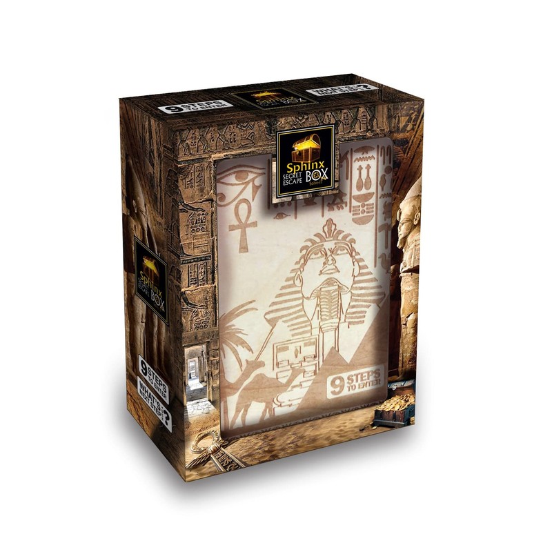 EUREKA Sphinx Secret Escape Box Trick Box