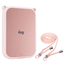 Tedubax Silicone Case for Canon Ivy 2 Mini Photo Printer with Neck Strap Lanyard - (Pink)