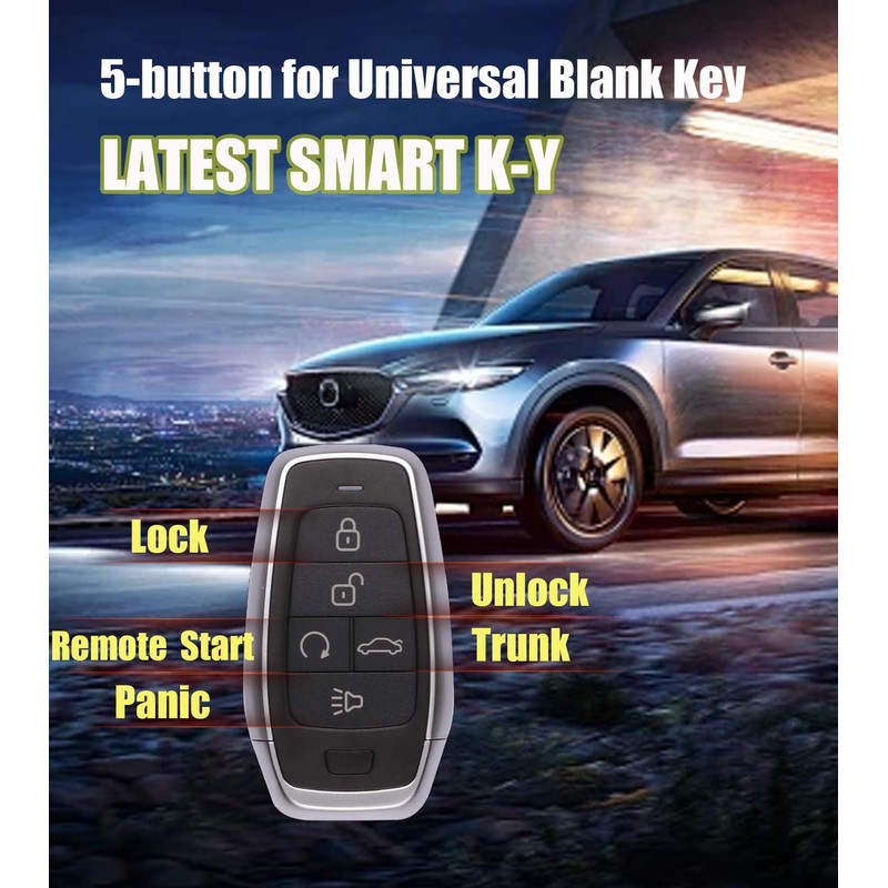 Autel MaxiIM IKEY IKEYAT5TPR Programmable Smart Key Replacement 5 Buttons
