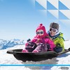 Superio Toboggan Snow Sled for Kids and Adults, 46" Heavy