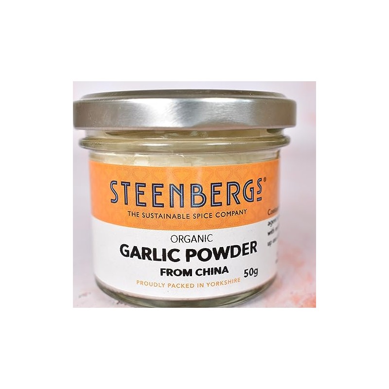 Steenbergs Organic Garlic Powder Standard Jar - 50g