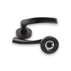 Infinity Decor Pack of Twisted Matt Black Lever Door Pull