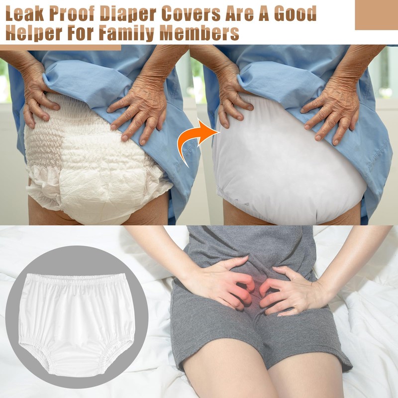 Velmitten 3 Pcs Cloth Diaper Covers for Adult Incontinence Cover