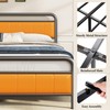 soges Twin Platform Bed with Upholstered Headboard and Footboard, Heavy