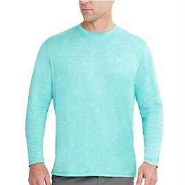 Spyder Women's Rash Guard with Long Sleeves, Mottled Rash Guard Shirt, Clear water