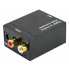 Digital Coax and Optical Toslink to Analog Audio Converter