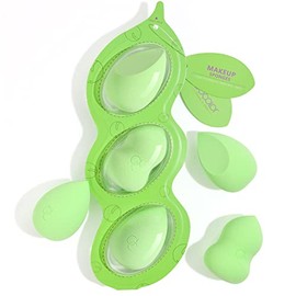 Docolor Esponja Maquillaje Mezcla Base Belleza Uso Seco Húmedo Aplicación Polvo Líquido Herramienta Profesional Unidades Cápsula Guisante