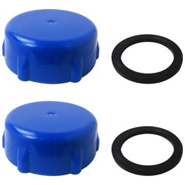 lingsee 2-Pack Swimming Pool Drain Valve Cap, Blue Plastic Drain Valve Cover, Fit for Coleman Pools P01006, Replace Part # P6D1158ASS16, P01010, P6D1158, Above Ground Swimming Pool Tools Accessories