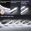Nicelux COB LED Light Strip Cold White 6000K Sun Light
