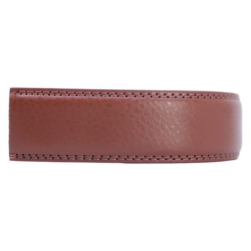 COTIDI Mens Leather Ratchet Belt Without Holes 35mm Wide No