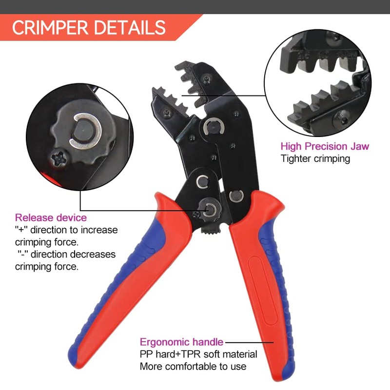 HKS Solar PV Cable Crimping Tool for Solar Connectors, AWG14-10