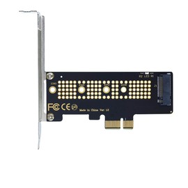 PCI-E NVMe Adapter Card,M.2 SSD to PCIe 4.0 3.0 X16/X8/X4/X1 Expansion Card,Support M-Key and M&B-Key in Size 2280/2260/2242/2230