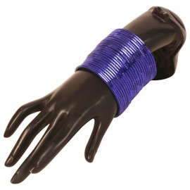 Touchstone Indian Bollywood Choice - Juego de 24 pulseras hechas a mano con superficie de zanja profunda pelada clásico con textura de diseño Wow Para mujer., XL - Circ 8.6 in-Indn Size 2.12-Dia 2.7