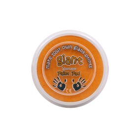 Craftplay Giant washable paint pads | Suitable for hands & feet | 15cm Diameter | Yellow