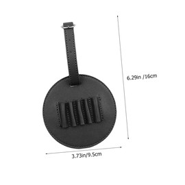 Generic Hanging Golf Tee Holder Portable Leather Golf Bag Tag Lightweight and Durable