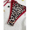 Falainetee - Traje de baño con estampado de leopardo para