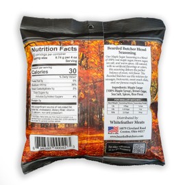 Bearded Butcher Maple Sugar Seasoning, 34.4 oz (2.15 lb) - Made With 100% Pure Maple Syrup! DIY Maple Sugar Seasoning, Great to Use as Maple Bacon Seasoning, Maple Sausage Seasoning, or Anything Else That Needs a Delicious, Natural Maple Flavor