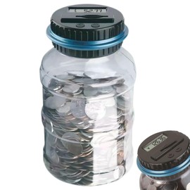 RekiLife Funny Piggy Bank with Counting Function Digital Automatic Calculation Large Capacity Children Birthday Gift