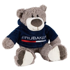 BRUBAKER Teddy Bear Plush Bear Cuddly Bear 30 cm with Nicki Hoodie