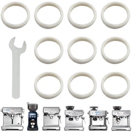 10Pcs Felt Washer Replacement for Breville Espresso Machine Grinders, Compatible with BES870, BES878, BES880, BES980, BES990, BCG600, BCG820, Breville Espresso Machine Parts