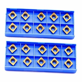 20pcs CCMT09T304 Carbide Turning Inserts,Indexable Milling Blade for Lathe Tool Holder, CCMT32.51