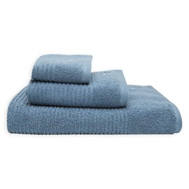 The Original Penguin, Toalla Facial 100% Algodón, Color Azul, Donegal.