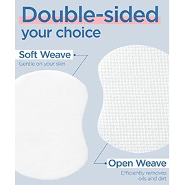 Exfoliating Pads - Double-Sided - Lint Free - for Makeup Remover and Toner - Rayon face Rounds - Rayon not Cotton Balls - Korean Toner Pad (180 Pads)