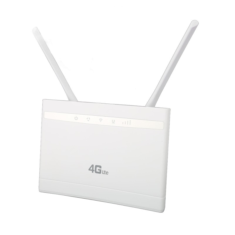 4G CPE Router 4 Antennas 3 Internet Interfaces 300Mbps Wireless