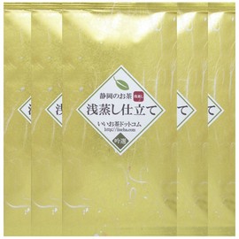 Asabami-mushi Tea Made in Shizuoka, 3.5 oz (100 g), Set of 5 Bags