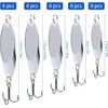 FREGITO 30pcs Fishing Spoons, Trout & Bass Lures - Hard