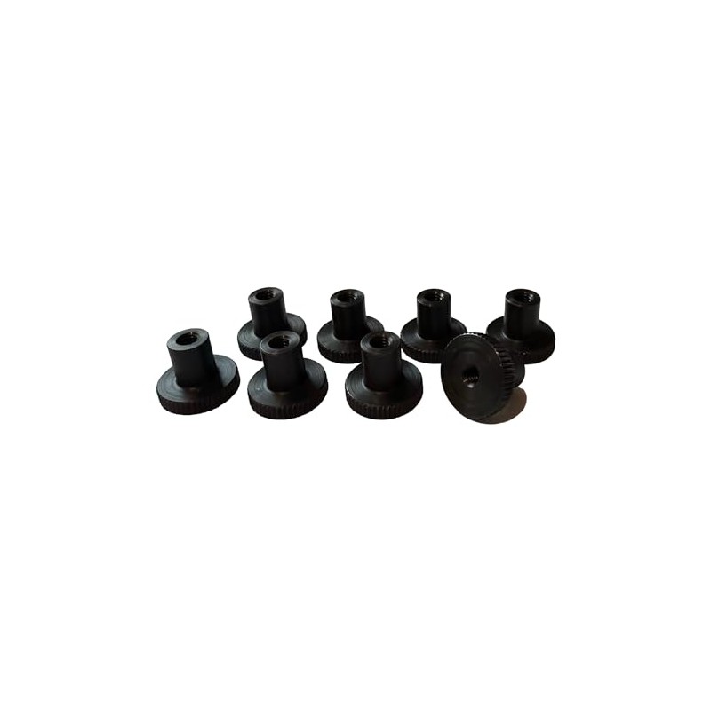 PrecisionGeek - Knurled Thumb Nuts/Female Thumb Wheel Lock Nut Adapter,