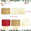 2 Pieces Christmas Mesh Ribbon Christmas Glitter Mesh Ribbon DIY