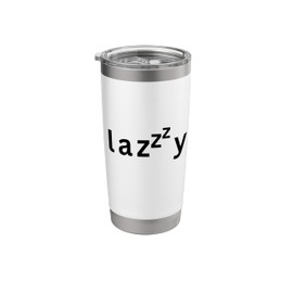 Minimalist Design Gifts "Lazzzy" Stainless Steel Insulated Tumbler