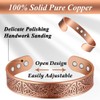 Vicmag 2PCS Copper Magnetic Bracelet for Men Ultra Strength Magnets